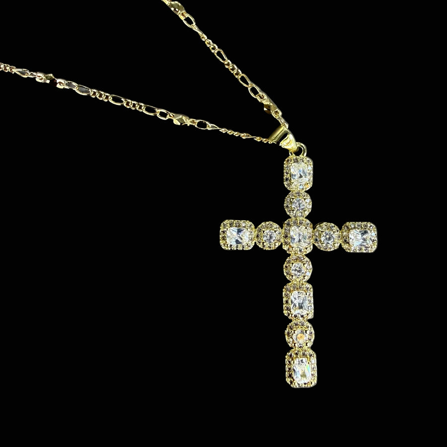 Collar de cruz de Iz