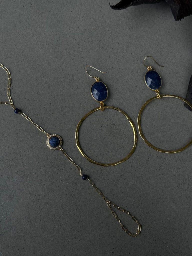 Lapis Hand Chain