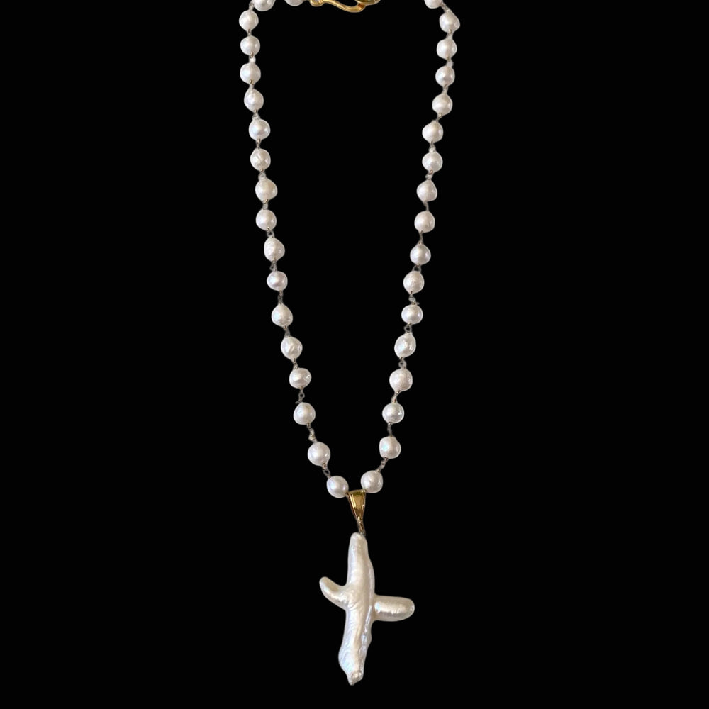 Collier de perles Abel Cross