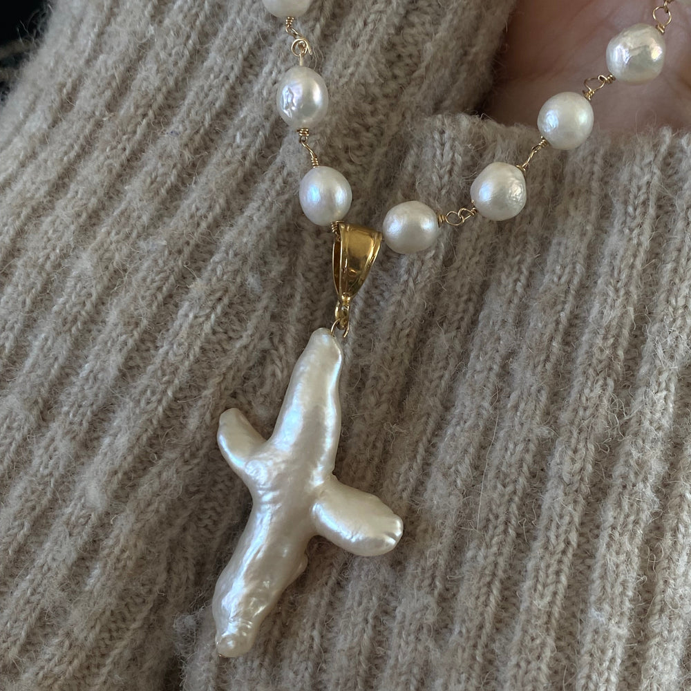 Collier de perles Abel Cross