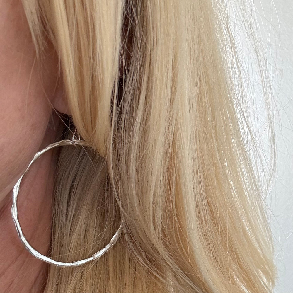 Adele Hammered Hoops