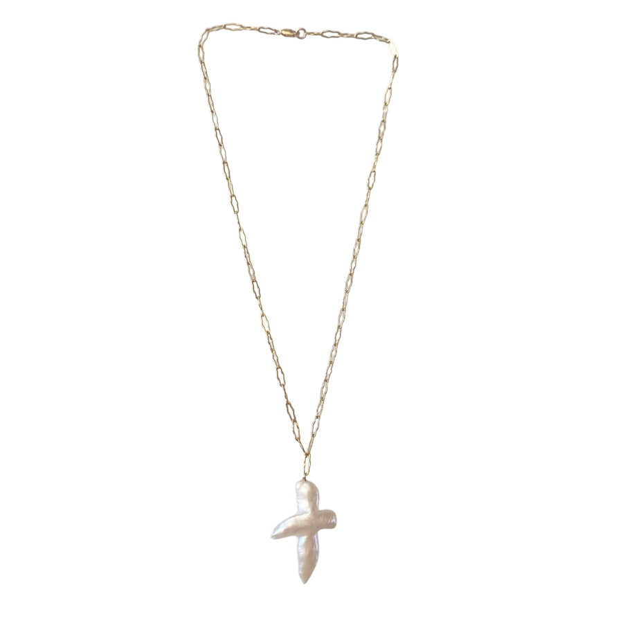 Collar Adino Pearl Cross