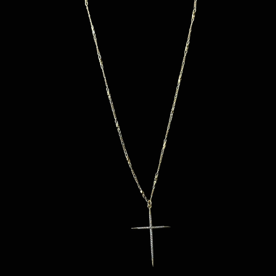 Collar con cruz de Agatha CZ