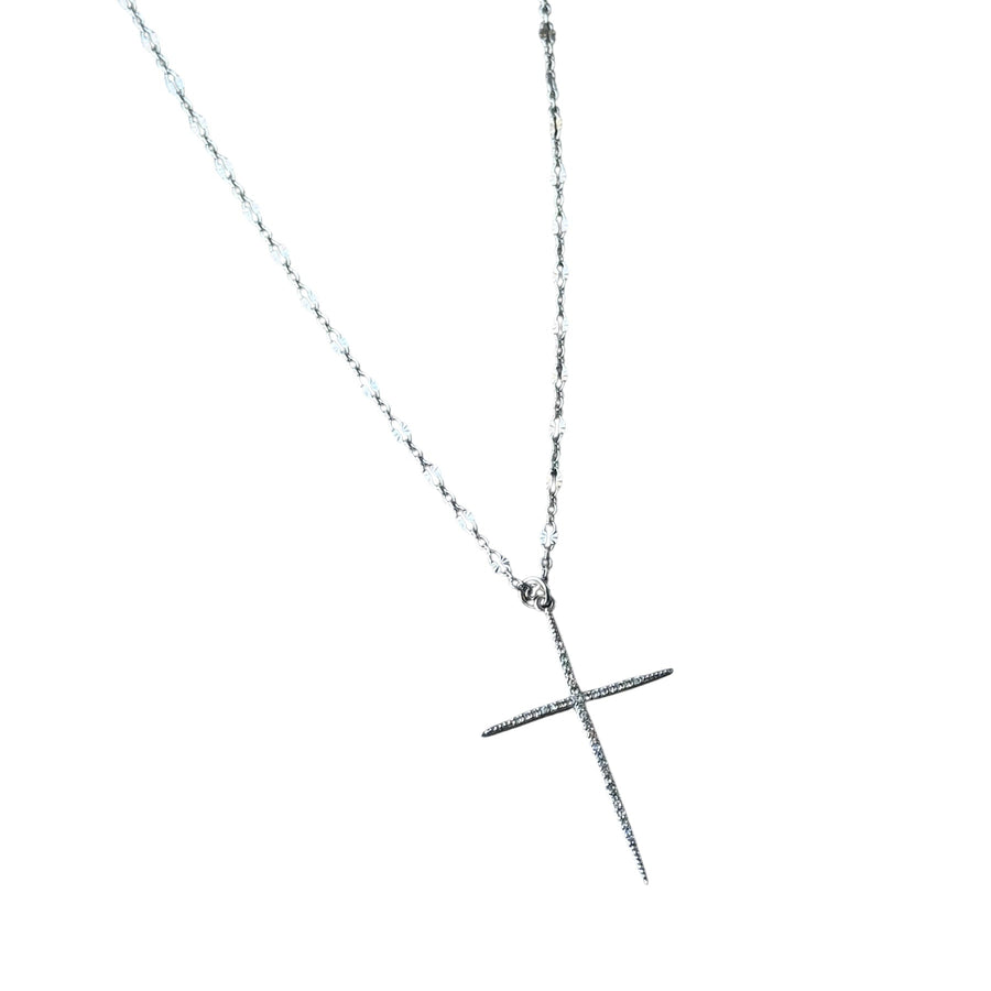 Collar con cruz de Agatha CZ