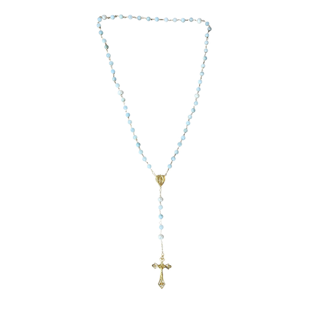 Amalfi Aquamarine Rosary