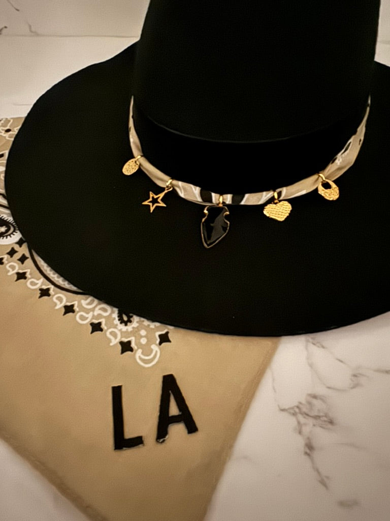 Beige Bandana Necklace 2.0