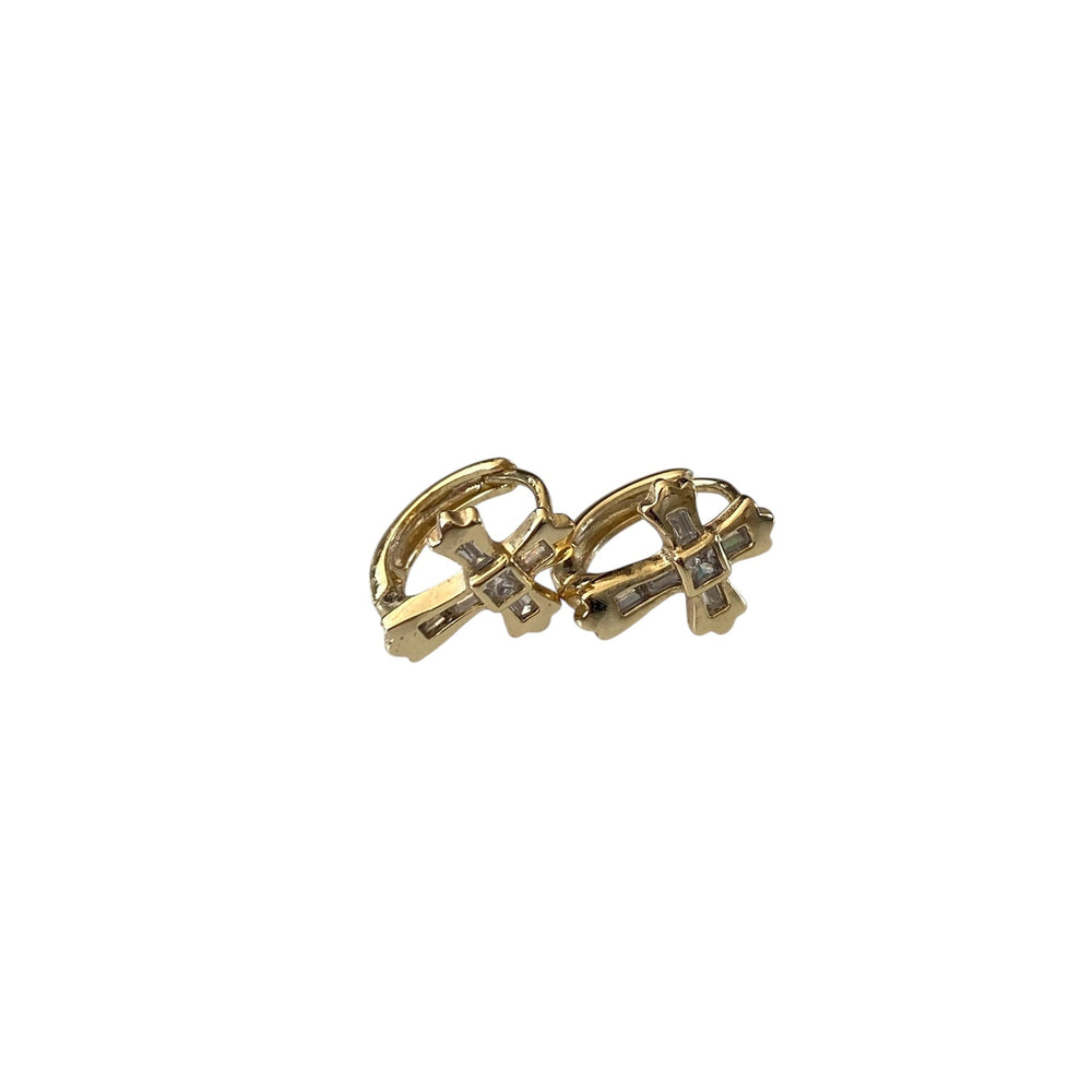 Bailey Gold Cross Huggies