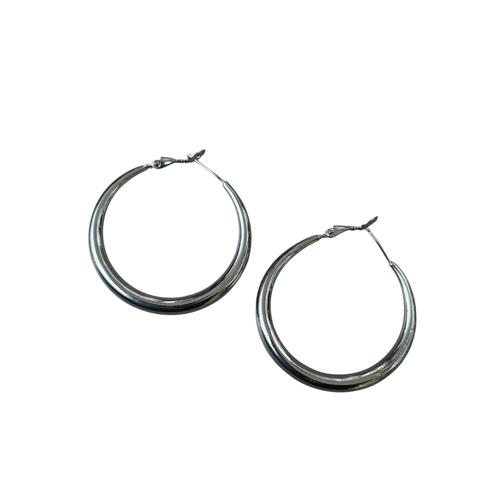 Bede Silver Hoops