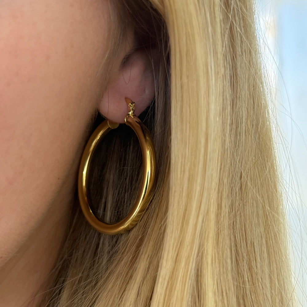 Blaise Gold Hoops