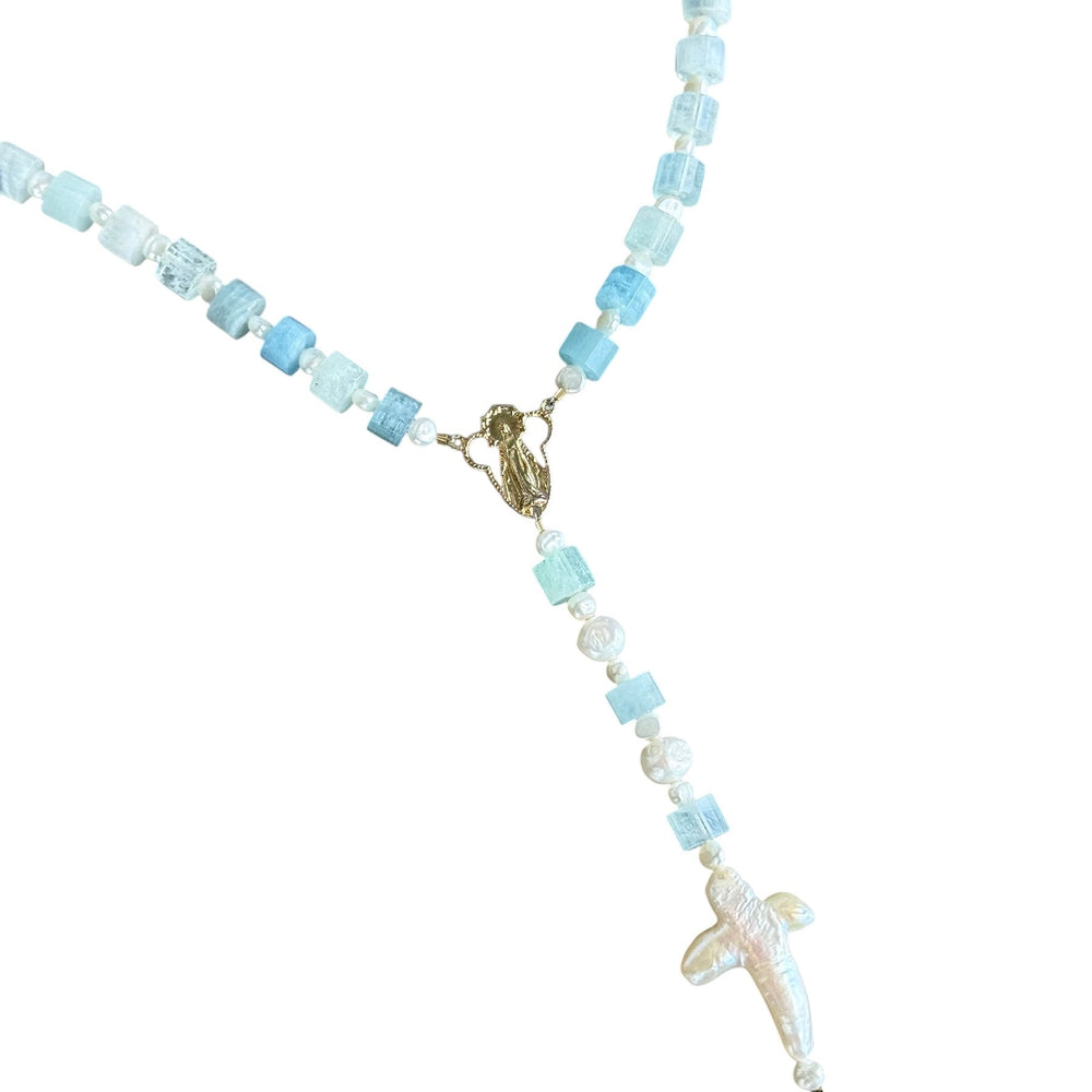 Bride of Grace Aquamarine Rosary
