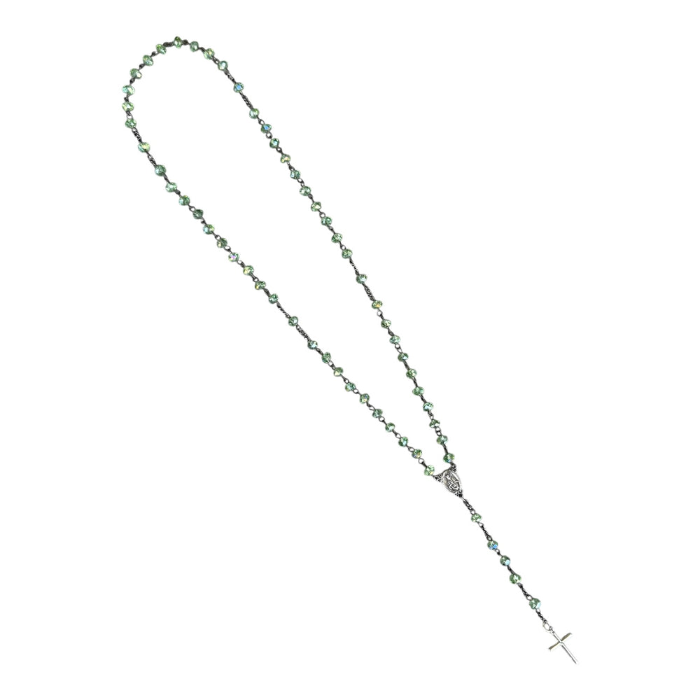 Canterbury Green Crystal Rosary