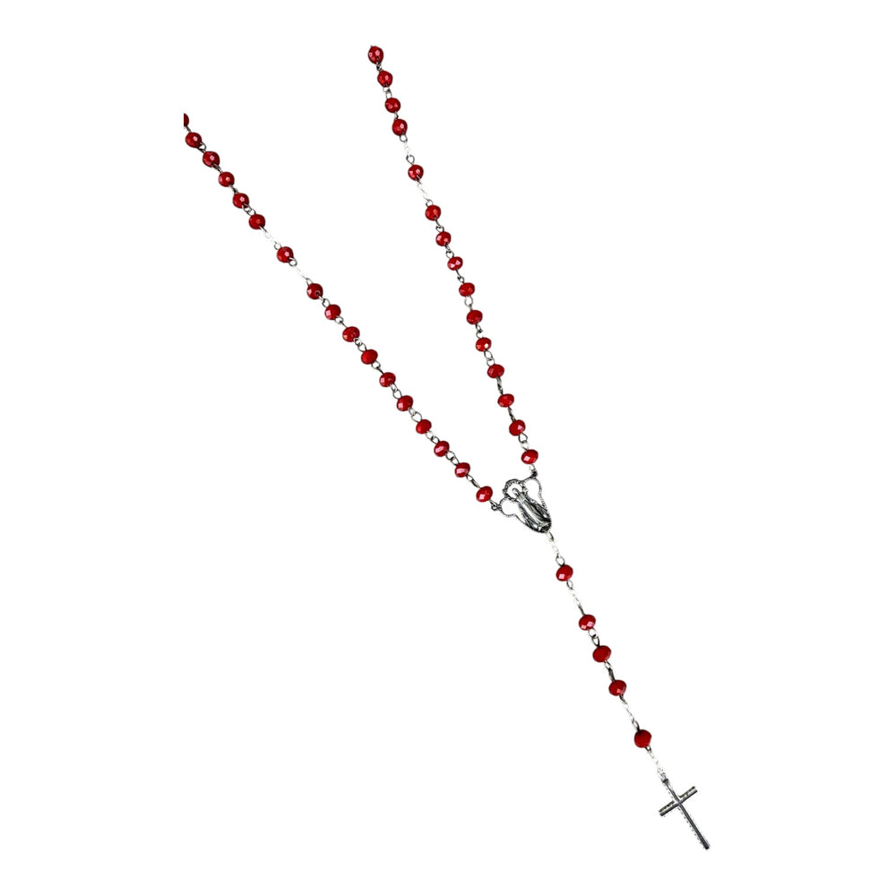 Colonge Ruby Crystal Rosary