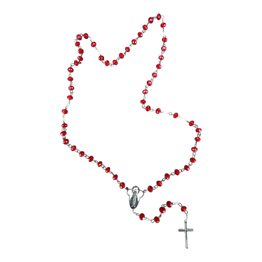 Colonge Ruby Crystal Rosary