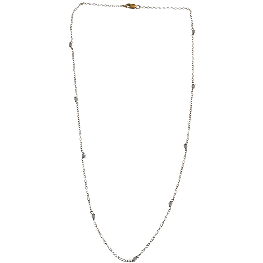 Collar de piedra lunar Dainty Constantine