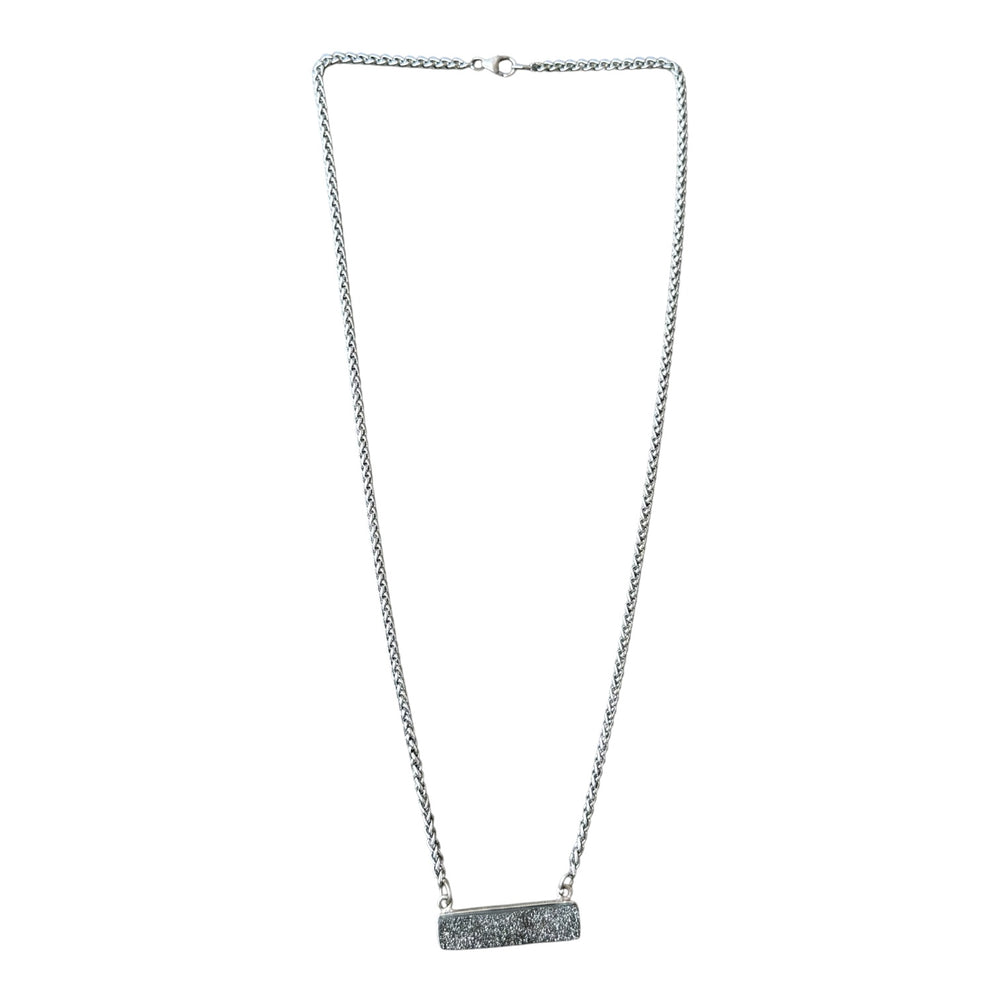 Collar de plata con barra Gerard Druzy