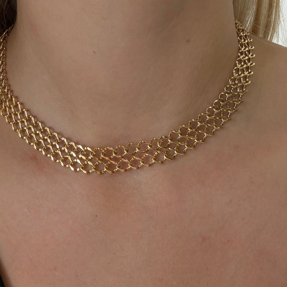 Collar de cadena de oro Encratia