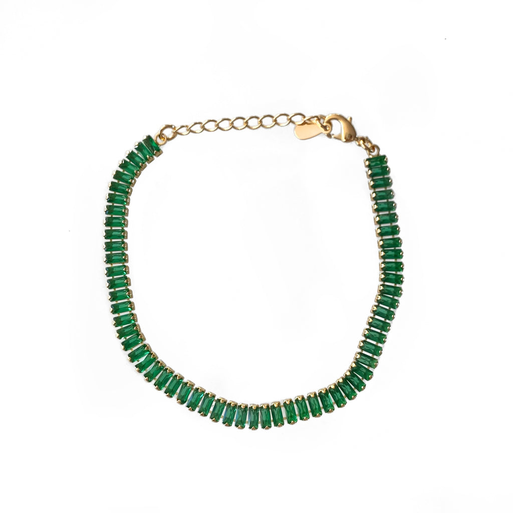 Green CZ Bracelet