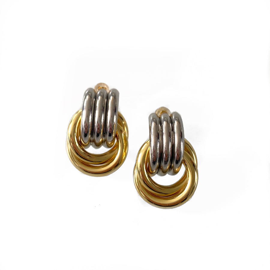 Pendientes Jess de metal mixto