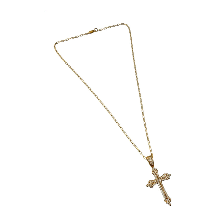 Collar Frances CZ con cruz