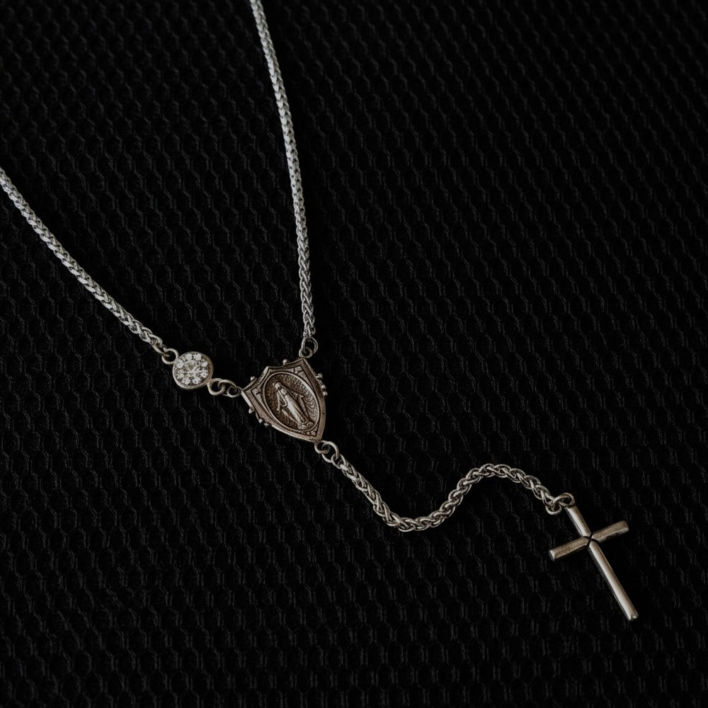 Collier croix Lea Sterling Lariat