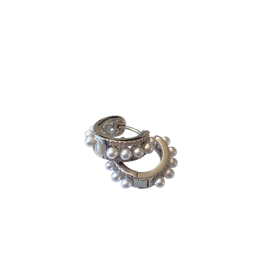 Hilary Huggie Earrings