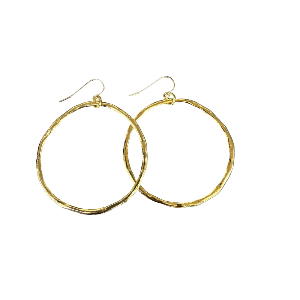 Adele Hammered Hoops