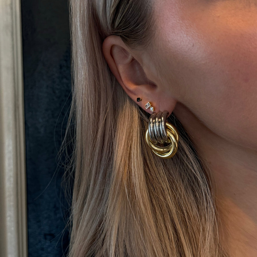 Pendientes Jess de metal mixto