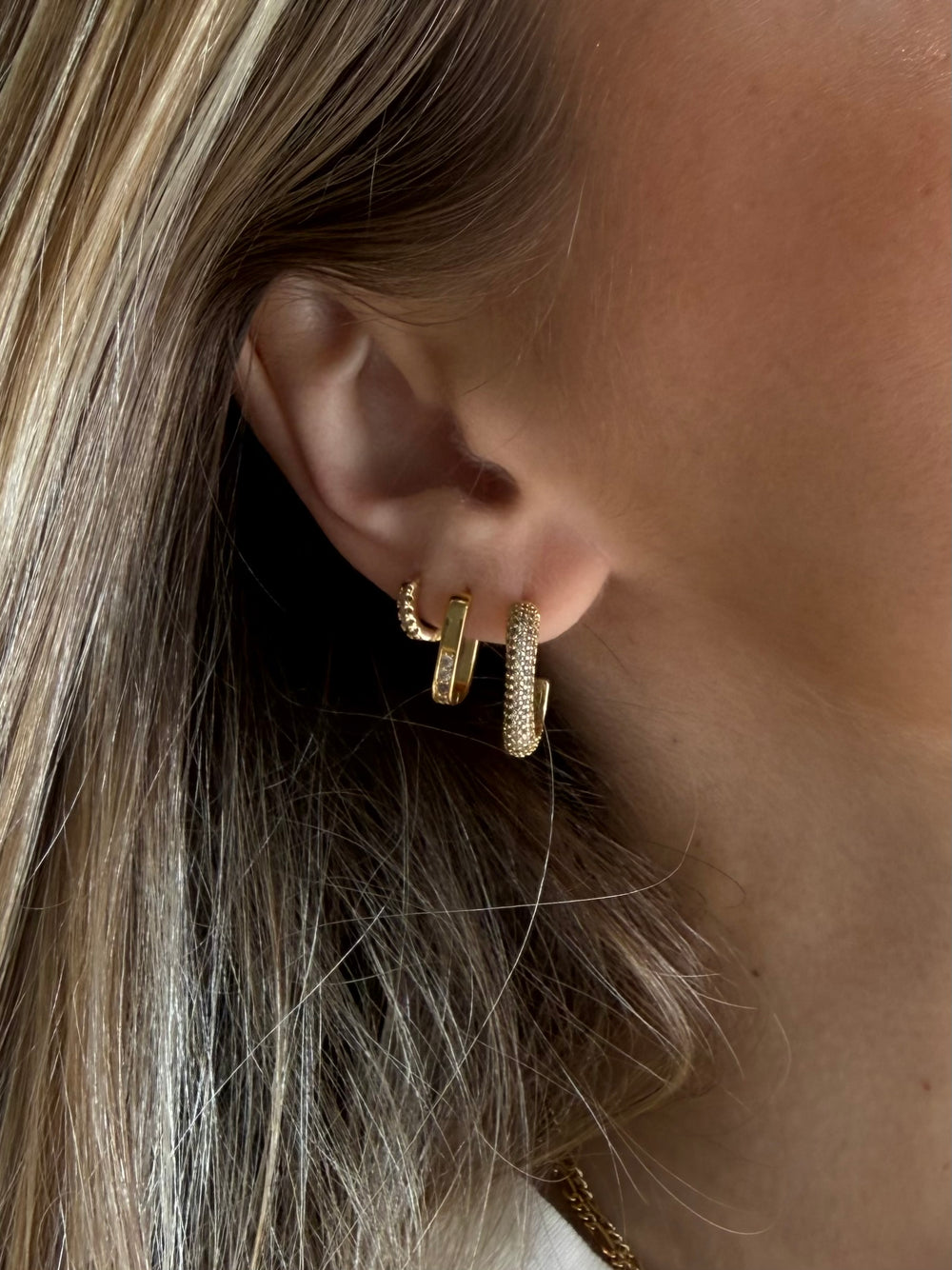 Pendientes cuadrados Amelia Cz