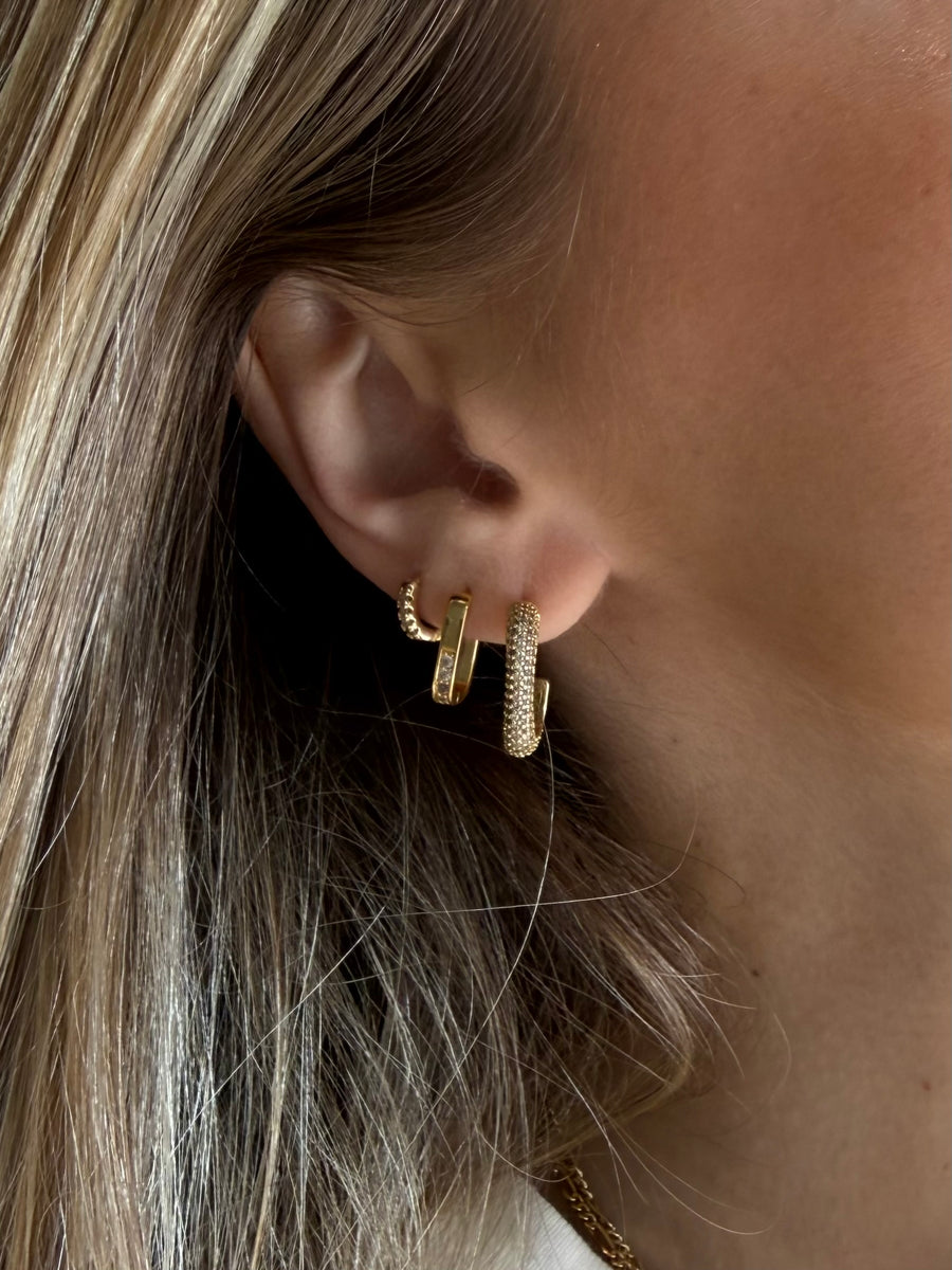 Pendientes cuadrados Amelia Cz