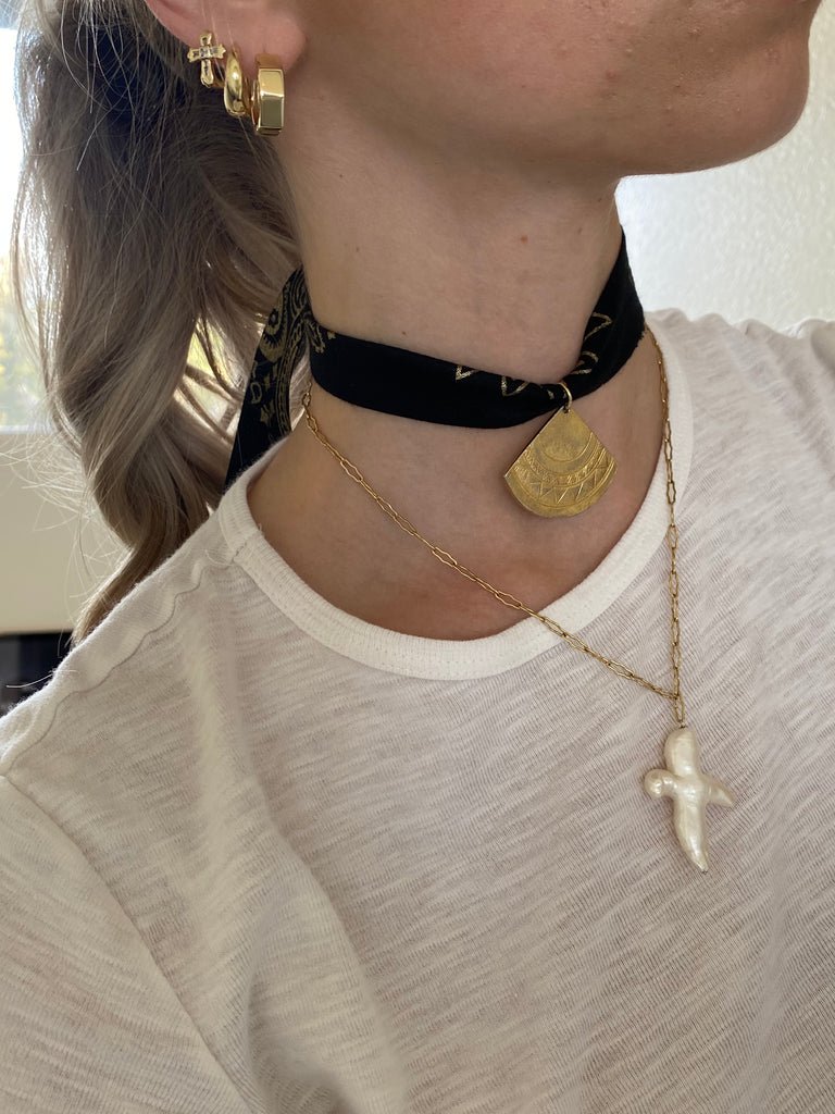 Vintage Bandana Necklace