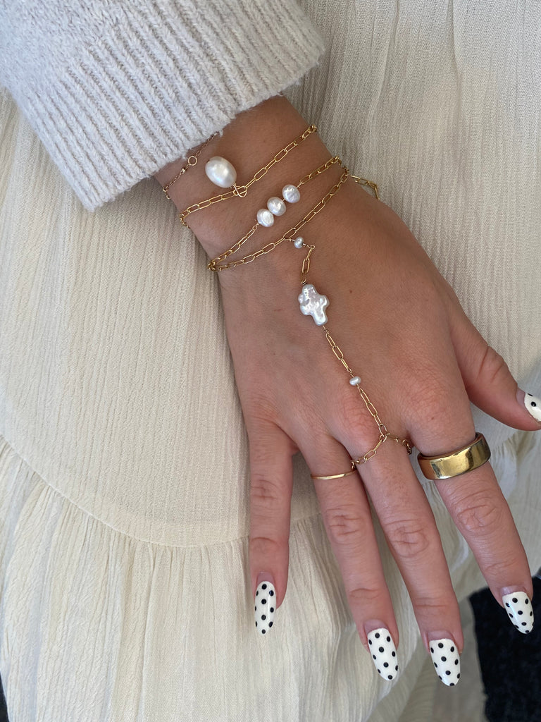 Triple Pearl Bracelet