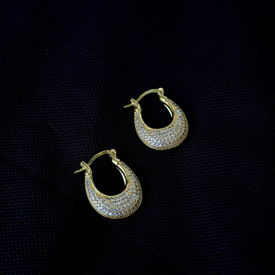 Pendientes de aro Patricia CZ
