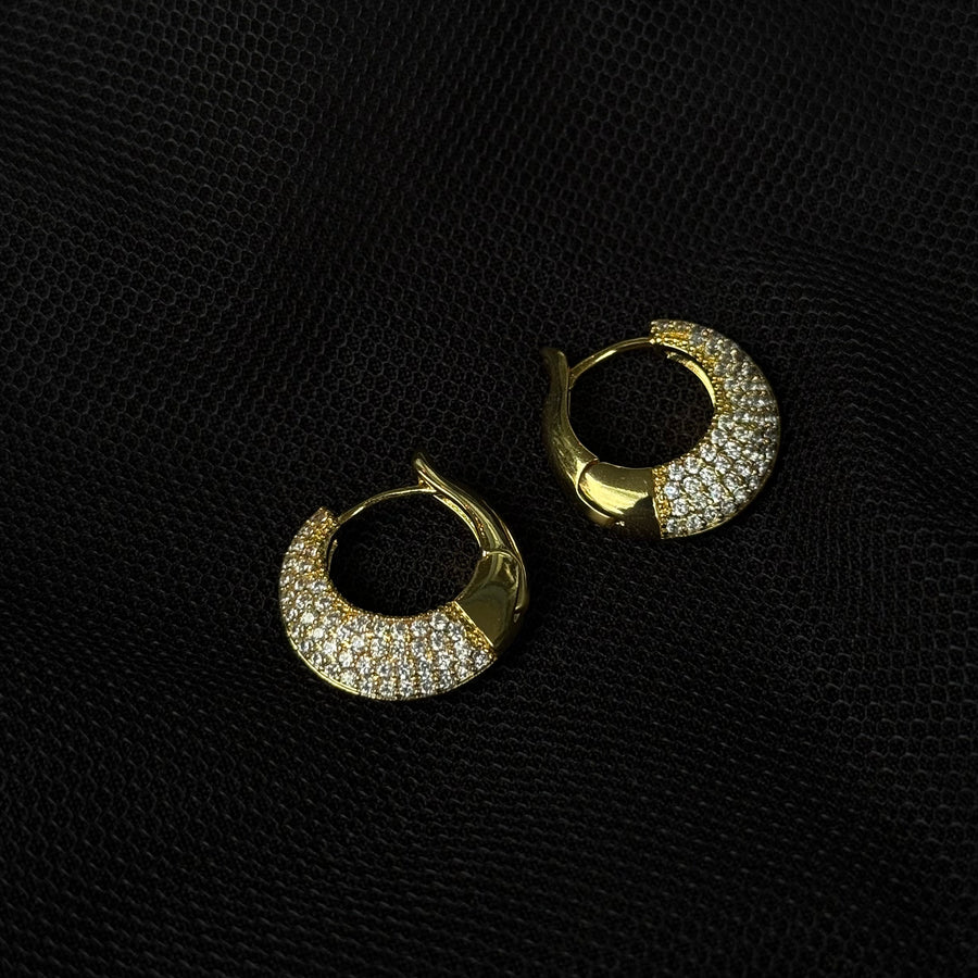 Pendientes de aro Anastasia CZ Sm