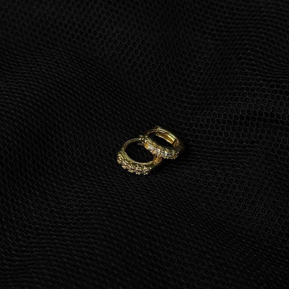 Pendientes pequeños Patti Gold CZ