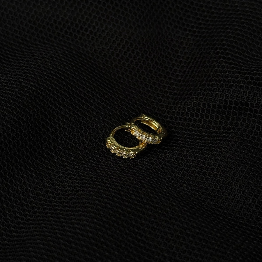 Pendientes pequeños Patti Gold CZ