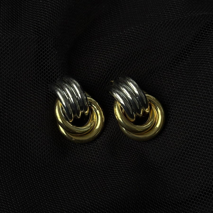 Pendientes Jess de metal mixto