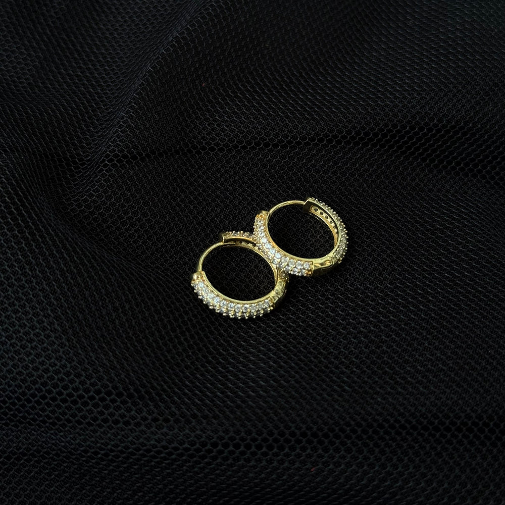 Pendientes de aro Huggie Julitta Cz