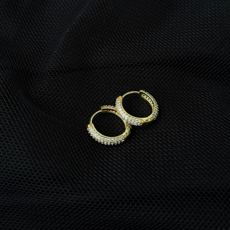 Pendientes de aro Huggie Julitta Cz
