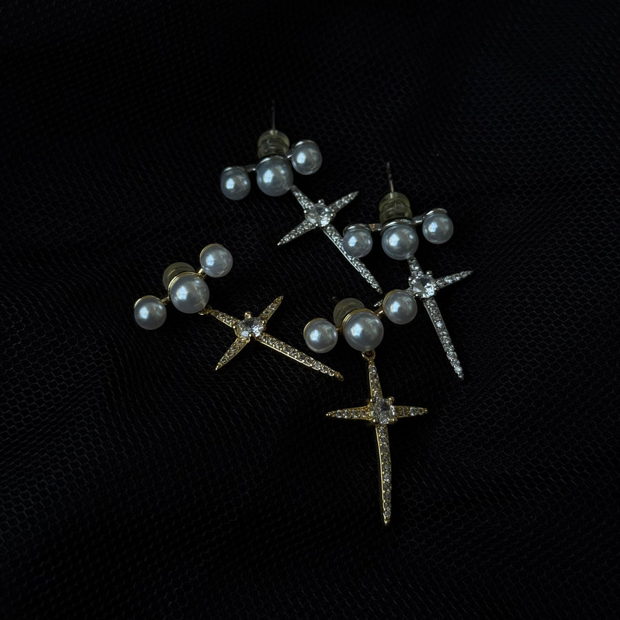 Pendientes Faustina Cross