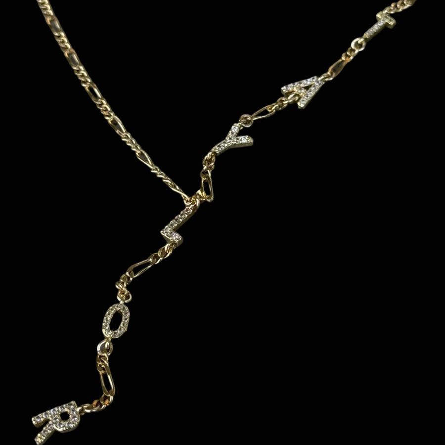 Collar inicial Cosmas CZ
