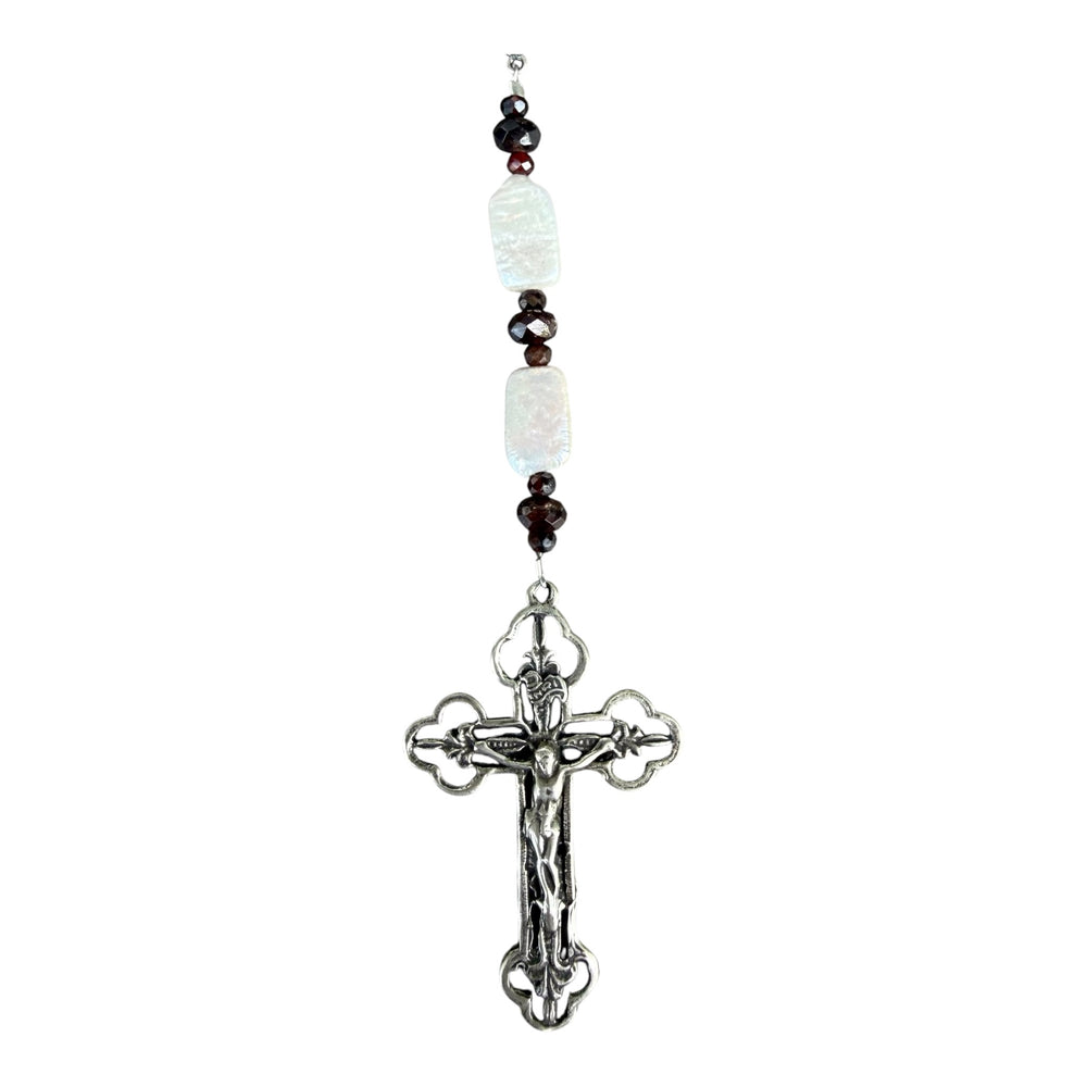 Lincoln Garnet and Pearl Rosary
