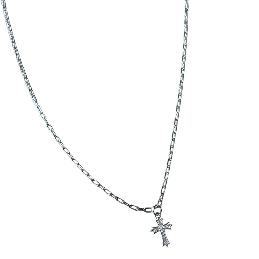 Collier en argent Loma Silver Cross