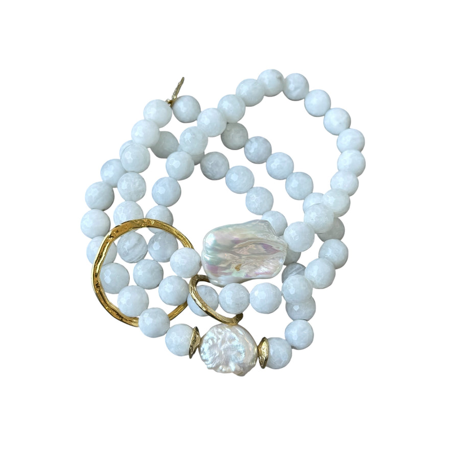 Moonstone Triple Threat Bracelet