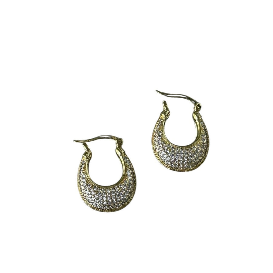 Patricia CZ Hoop Earrings