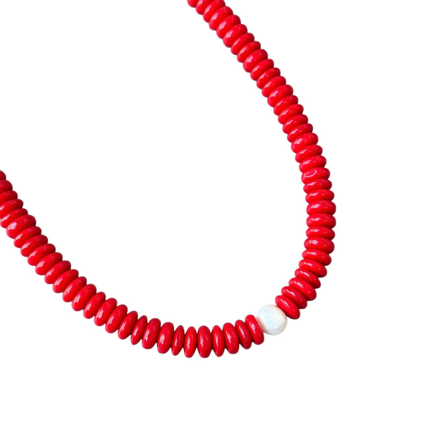 Patrick Beaded Necklace with Pearl Adornments