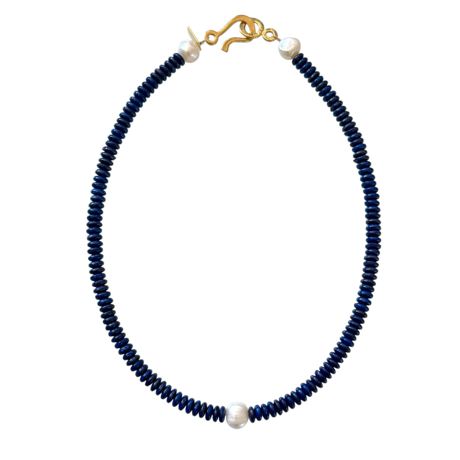 Collar de cuentas Patrick con adornos de perlas
