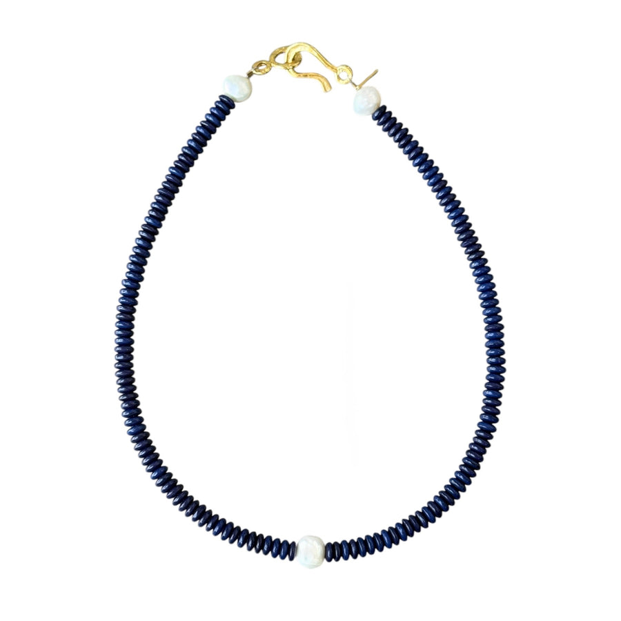 Patrick Beaded Necklace with Pearl Adornments