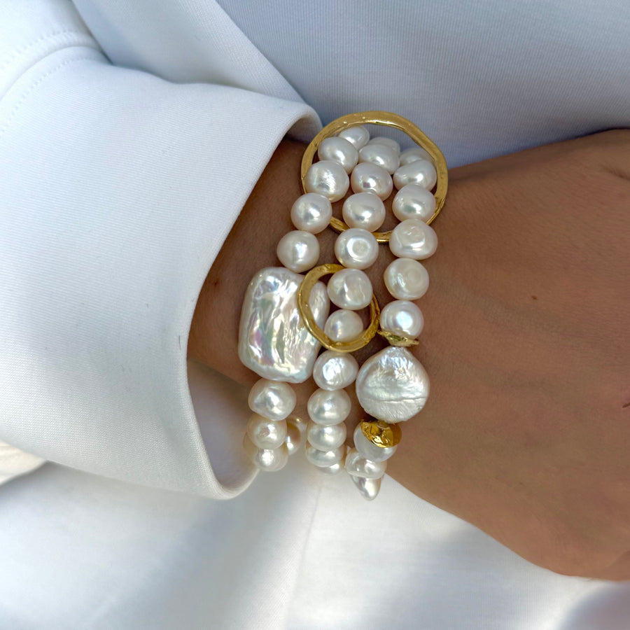 Pearl Triple Threat Bracelet