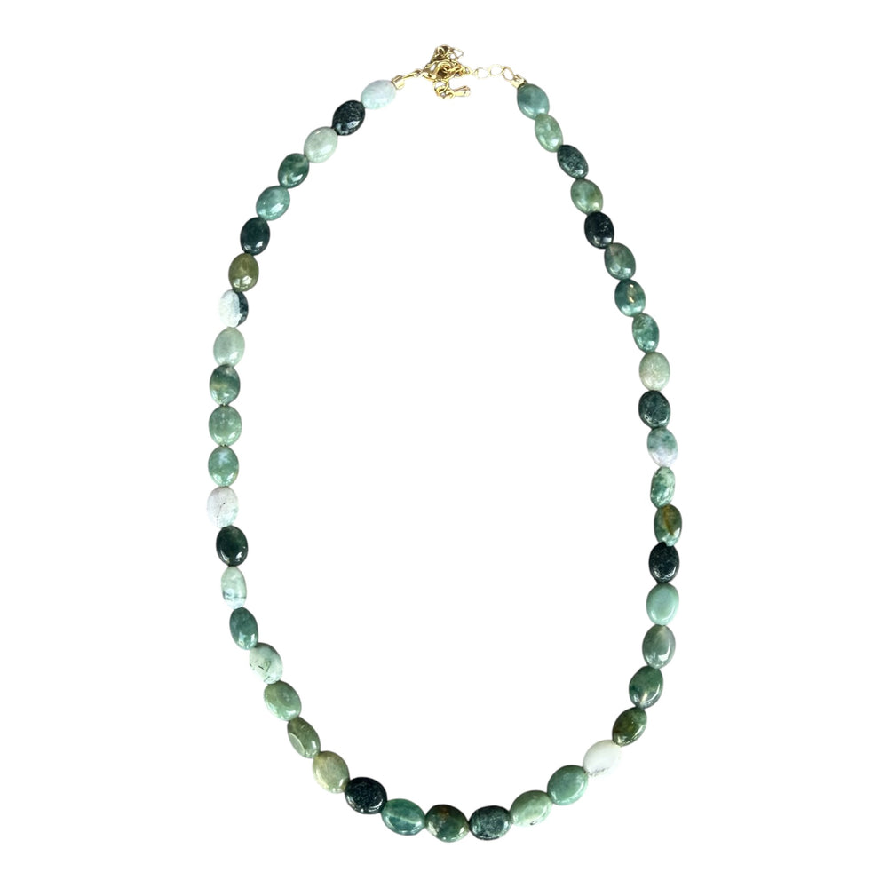 Clare Peridot Beaded Necklace