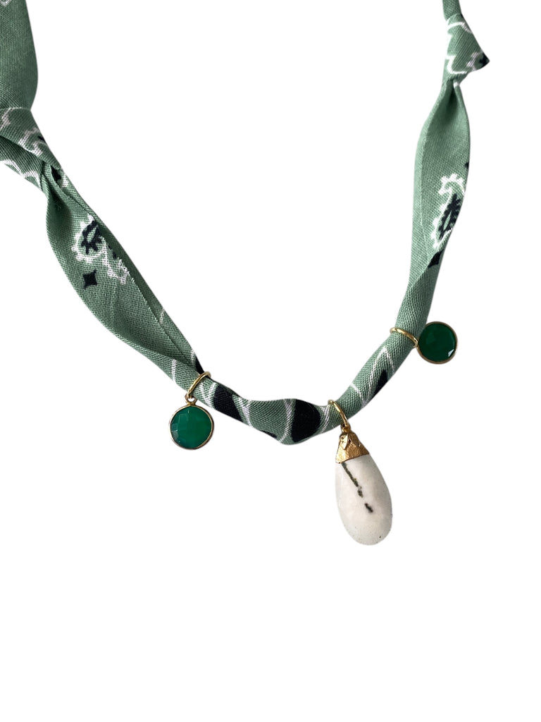 Sage Bandana Necklace
